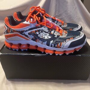 BOOMBAH Molded Cleats SDTTCM Navy / Orange / Camo Men’s Size 11
